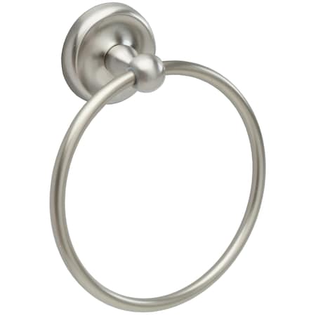 Pamex Carmel Collection Metal Towel Ring Satin Nickel Finish BC6SN30
